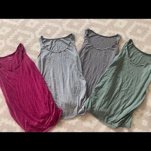 Motherhood Maternity Side Ruched Tank Tops